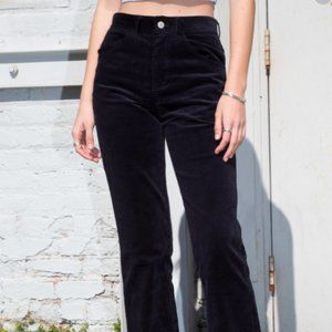 Brandy Melville Corduroy Bennett Navy Blue Pants